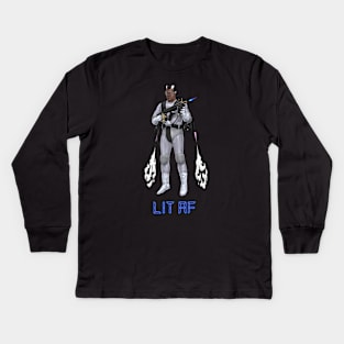 Lit AF Kids Long Sleeve T-Shirt